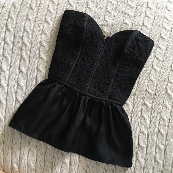 Nordstrom Tops - ✨HP✨ Sexy Black Corset Top